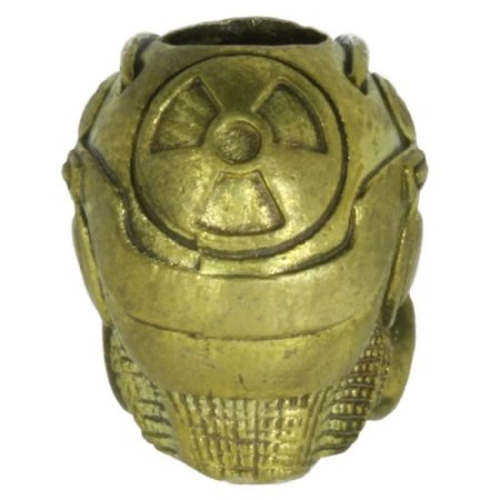 (image for) Radioactive Wasteland Stalker Gas Mask In Brass By Techno Silver