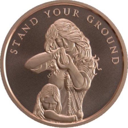 (image for) Stand Your Ground #88 (2018 Silver Shield - Mini Mintage) 1 oz .999 Pure Copper Round