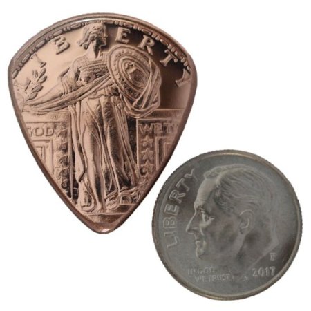 (image for) Standing Liberty Copper Guitar Pick