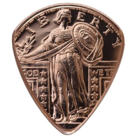 (image for) Standing Liberty Copper Guitar Pick