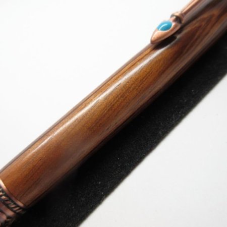 (image for) Southwest Mesa Twist Pen in (Tigerwood) Antique Copper