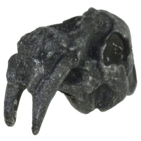 Sabretooth Bead in Black Oxide Finish by Schmuckatelli Co.