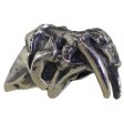 (image for) Sabretooth Bead in Solid .925 Sterling Silver by Schmuckatelli Co.