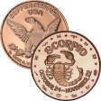 (image for) Scorpio ~ Zodiac Sign Series 1 oz .999 Pure Copper Round