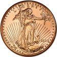 (image for) Saint Gaudens 1oz .999 1 oz .999 Pure Copper Round (Golden State Mint)