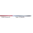 (image for) 3 1/2" EZ Lace 550lb Stitching Needles ~ Silver
