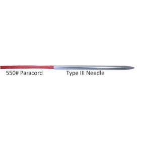 3 1/2" EZ Lace 550lb Stitching Needles ~ Silver