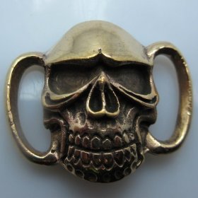 Skull Boot / Bracelet Bead in Copper by Santi-Se