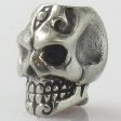 (image for) Skull Spacer Bead in White Brass by Covenant Everyday Gear