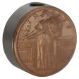 (image for) Standing Liberty Design (Polished Copper) Stainless Steel Core Lanyard Bead By Barter Wear 