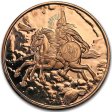 (image for) Sleipnir ~ Odin's Steed 1 oz .999 Pure Copper Round (3rd Design of the Nordic Creatures Series)