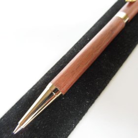 Slimline Pencil in (East Indian Rosewood) 24kt Gold