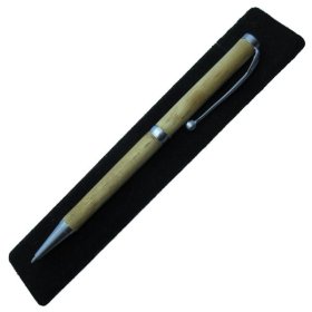 Slimline Twist Pen in (Radiata Pine) Brushed Satin