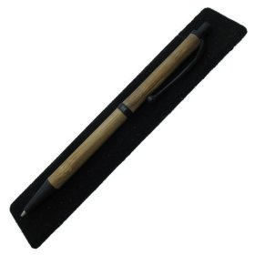 Slimline Pencil in (Bamboo) Black Enamel