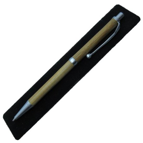 (image for) Slimline Pencil in (Bamboo) Brushed Satin