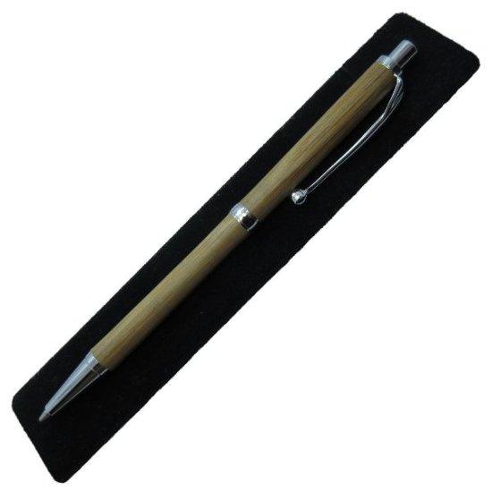 (image for) Slimline Pencil in (Bamboo) Chrome