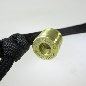 6mm Brass Bullet Casing Bead By Bullet KeyRing