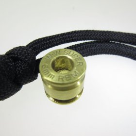 6mm Brass Bullet Casing Bead By Bullet KeyRing