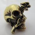(image for) Skull & Rose in Brass by Lion ARMory