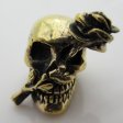 (image for) Skull & Rose in Brass by Lion ARMory