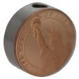 (image for) Statue Of Liberty Design (Polished Copper) Stainless Steel Core Lanyard Bead By Barter Wear 