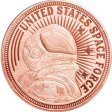 (image for) Donald J. Trump ~ Space Force (Disme) 1 oz .999 Pure Copper Round