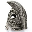 (image for) Spartan Helmet Bead in Nickel Silver by Russki Designs