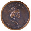 (image for) Freedom Girl / Slave Queen Double Sided (2014 Silver Shield) 1 oz .999 Pure Copper Round (Black Patina)