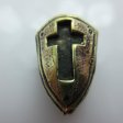 (image for) Crusader Cross Shield (Square) in Brass by Sosa Beadworx