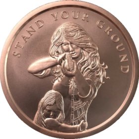 Stand Your Ground #154 (2020 Silver Shield - Mini Mintage) 2 oz .999 Pure Copper Round