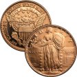 (image for) Standing Liberty Design 1/4 oz .999 Pure Copper Round