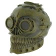 (image for) Steampunk Skull Helmet In Brass By Techno Silver