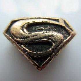 Superman Shield in Copper by Sosa Beadworx