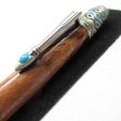 (image for) Southwest Mesa Twist Pen in (Tigerwood) Antique Pewter