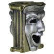 (image for) Theatrical Mask (Brass Base - .925 Sterling Silver Masks) By Techno Silver