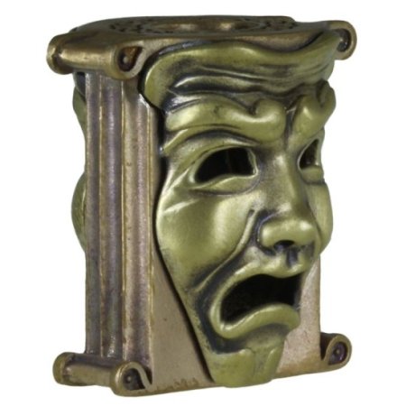 (image for) Theatrical Mask (Bronze Base - Brass Masks) By Techno Silver