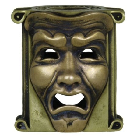 (image for) Theatrical Mask (Brass Base - Bronze Masks) By Techno Silver