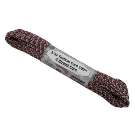 (image for) Red Camo 275# Tactical Cord 3/32" x 100' TC05