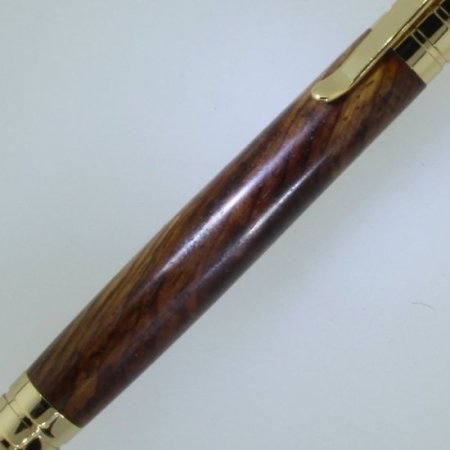 (image for) Bolt Action Tec-Pen in (Cocobolo Rosewood) 24kt Gold