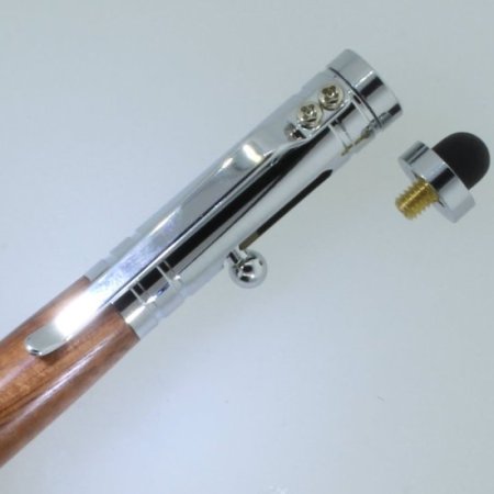 (image for) Bolt Action Tec-Pen in (Granadillo Macawood) Chrome