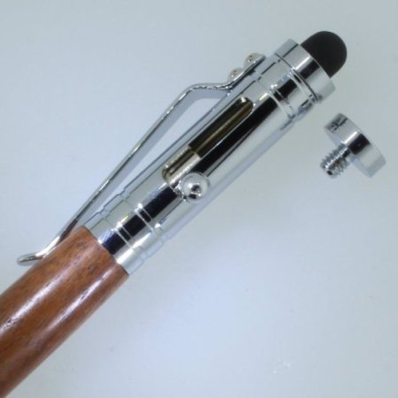 (image for) Bolt Action Tec-Pen in (Granadillo Macawood) Chrome