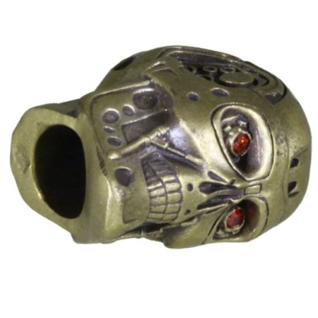 (image for) Terminator (Large) In Brass With Red Eyes By Techno Silver