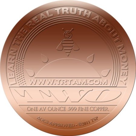 (image for) The Survival Podcast (AOCS) (2011) 1 oz .999 Pure Copper Round