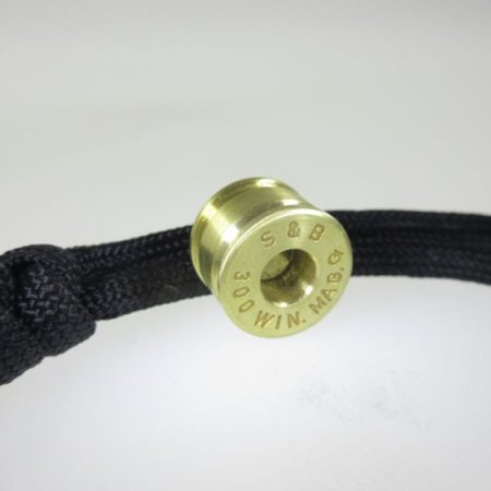 (image for) .300 Magnum Brass Bullet Casing Bead By Bullet KeyRing