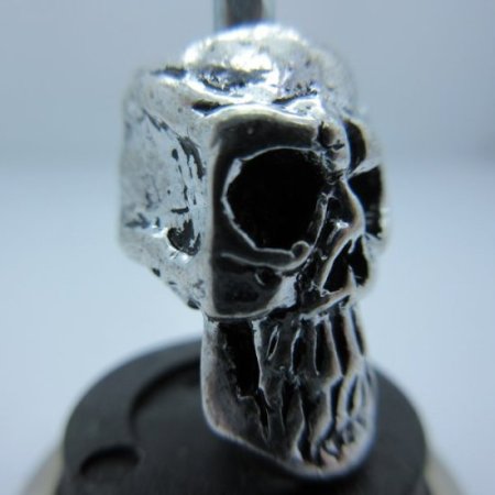 (image for) Thulsa Skull In Silver Finish By Bad Azz Beads