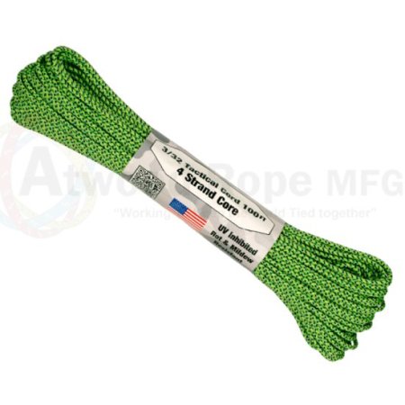 (image for) Green Spec 275# Tactical Cord 3/32" x 100' TP12
