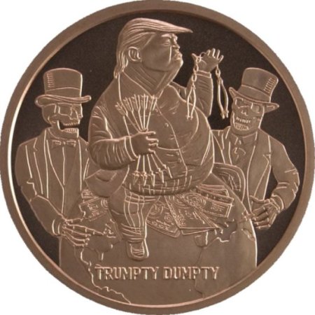 (image for) Trumpty Dumpty #82 (2018 Silver Shield - Mini Mintage) 1 oz .999 Pure Copper Round