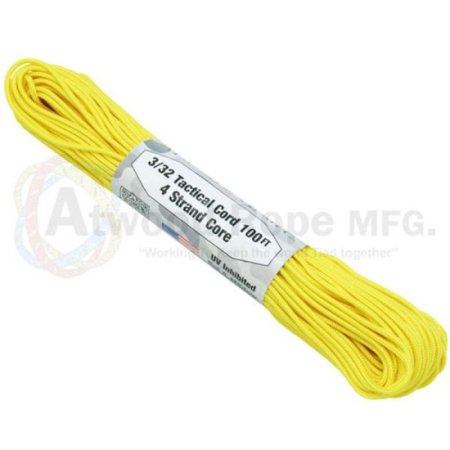 (image for) Yellow 275# Tactical Cord 3/32" x 100' TS04