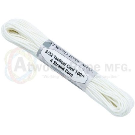 (image for) White 275# Tactical Cord 3/32" x 100' TS08