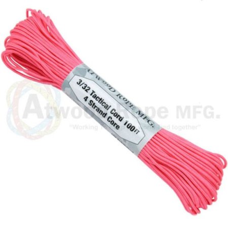 (image for) Pink 275# Tactical Cord 3/32" x 100' TS16